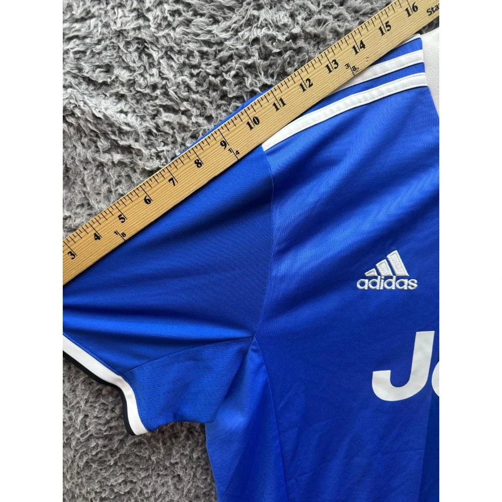 Adidas 2016-2017 Juventus FC Away Short Sleeve‎ Soccer Jersey Blue Mens Size M